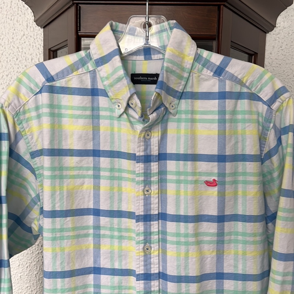 Southern Marsh Belfort Oxford Dress Shirt EUC Size M Perfect weight for  chilly